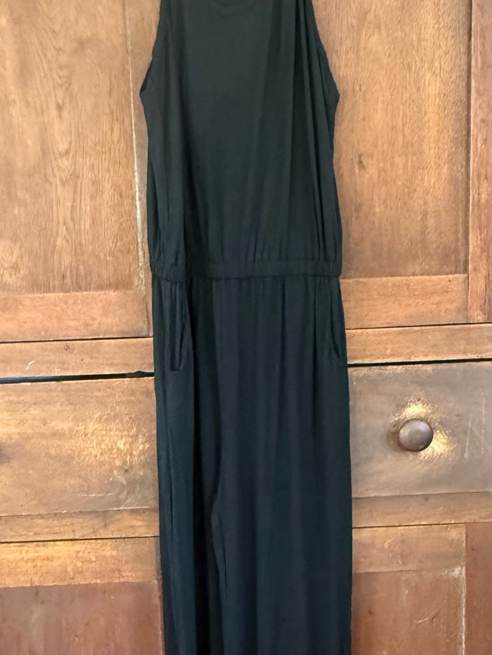 Black Sleeveless Jumpsuit